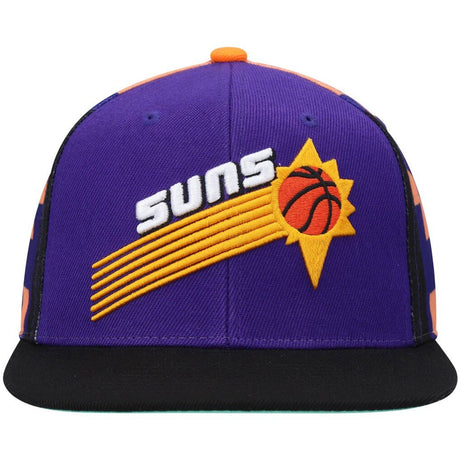 Phoenix Suns Purple/Black 1995 All - Star Game Hardwood Classics Snapback Hat - Mitchell & Ness - 