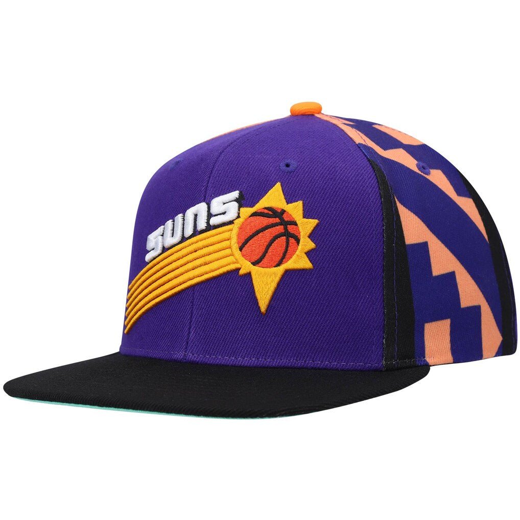Phoenix Suns Purple/Black 1995 All - Star Game Hardwood Classics Snapback Hat - Mitchell & Ness - 