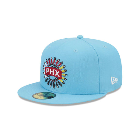 Phoenix Suns Purple/Teal 2023 City Edition Alternate Logo 59FIFTY Fitted Hat - New Era - 31002325