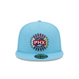 Phoenix Suns Purple/Teal 2023 City Edition Alternate Logo 59FIFTY Fitted Hat - New Era - 31002325