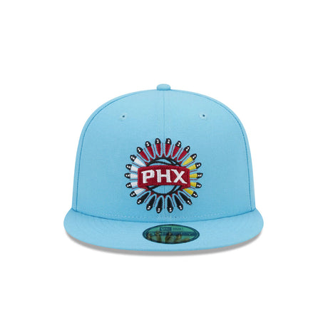 Phoenix Suns Purple/Teal 2023 City Edition Alternate Logo 59FIFTY Fitted Hat - New Era - 31002325
