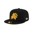 Phoenix Suns Team Logo Black 59FIFTY Fitted Hat - New Era - 23290122601