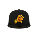 Phoenix Suns Team Logo Black 59FIFTY Fitted Hat - New Era - 23290122601