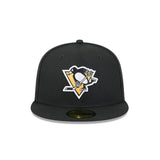 Pittsburgh Penguins Team Black 59FIFTY Fitted Hat - New Era - 23500532101