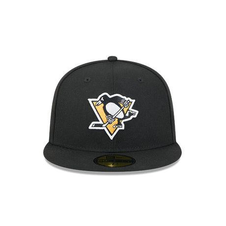 Pittsburgh Penguins Team Black 59FIFTY Fitted Hat - New Era - 23500532101