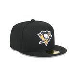 Pittsburgh Penguins Team Black 59FIFTY Fitted Hat - New Era - 23500532101
