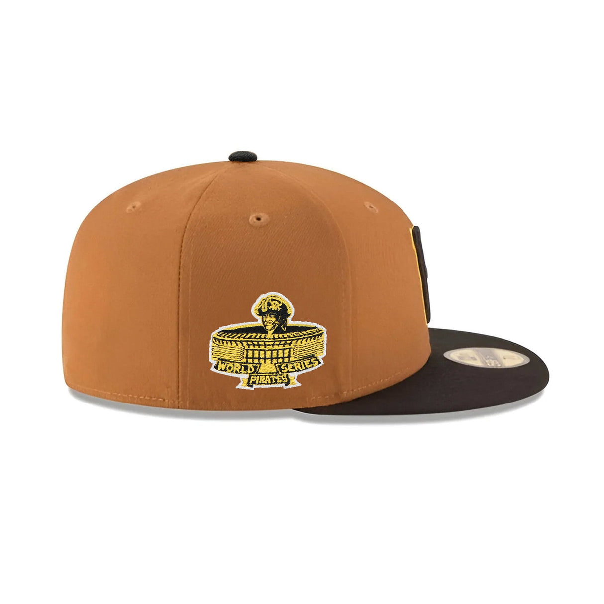 Pittsburgh Pirates 1979 World Series Patch Peanut Brown 59FIFTY Fitted Hat - New Era - 23380142101