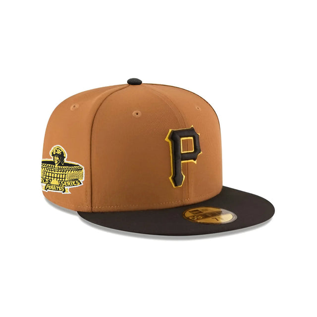 Pittsburgh Pirates 1979 World Series Patch Peanut Brown 59FIFTY Fitted Hat - New Era - 23380142101