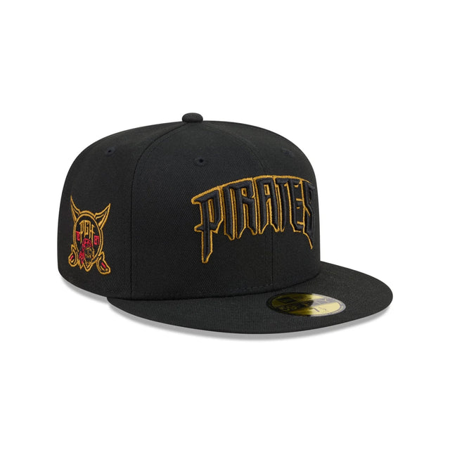 Pittsburgh Pirates 2026 City Connect Fan Pack Black 59FIFTY Fitted Hat - New Era - 23311342101