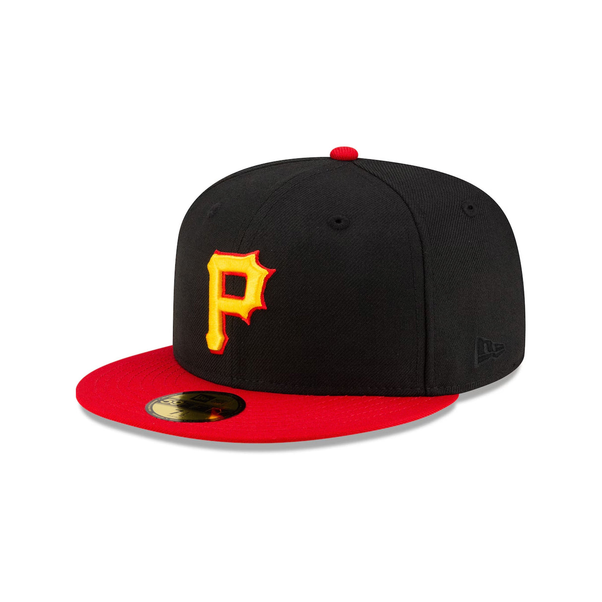 Pittsburgh Pirates Alternate 59FIFTY Black & Red Fitted Hat - New Era - 23332342101