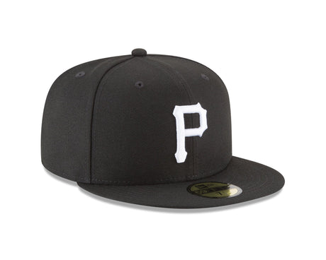 Pittsburgh Pirates Authentic Collection Black and White 59FIFTY Fitted - New Era - 