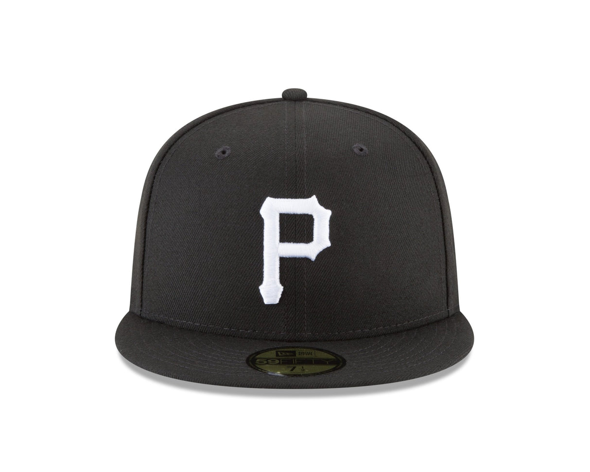 Pittsburgh Pirates Authentic Collection Black and White 59FIFTY Fitted - New Era - 
