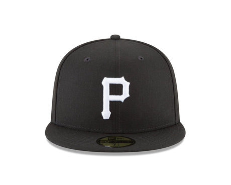 Pittsburgh Pirates Authentic Collection Black and White 59FIFTY Fitted - New Era - 