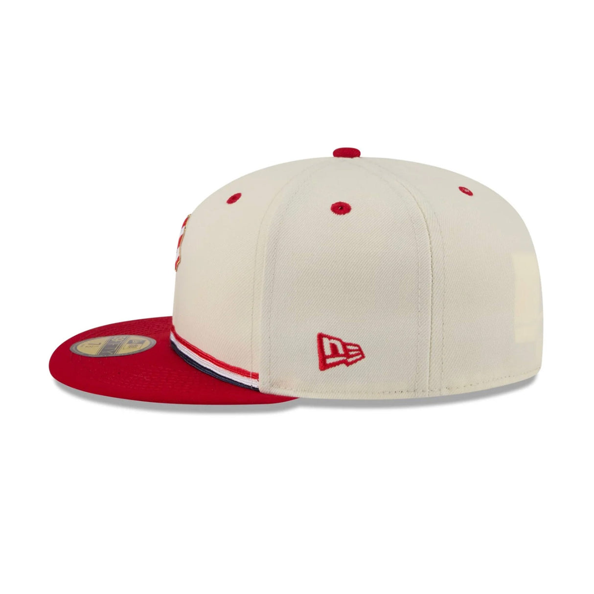Pittsburgh Pirates Independence Day 2026 Cream Red 59FIFTY Fitted Hat - New Era - 37090342101