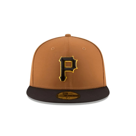 Pittsburgh Pirates Toasted Peanut/Black New Era 59FIFTY Fitted Hat - New Era - 