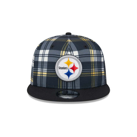 Pittsburgh Steelers 2024 Sideline Statement Plaid 9FIFTY Snapback Hat - New Era - 23950912901