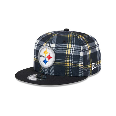 Pittsburgh Steelers 2024 Sideline Statement Plaid 9FIFTY Snapback Hat - New Era - 23950912901
