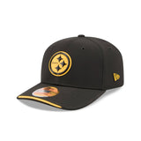Pittsburgh Steelers 2026 NFL Sideline Collection Black 9SEVENTY Stretch-Snap Hat - New Era - 23850512901