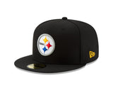 Pittsburgh Steelers Authentic Collection Black New Era 59FIFTY Fitted - New Era - 
