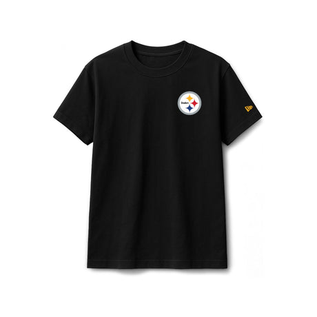 Pittsburgh Steelers Black New Era 2 - Hit Boxy T-Shirt - New Era - 