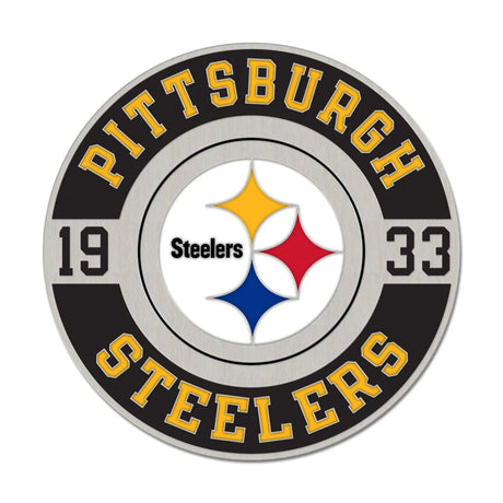 Pittsburgh Steelers Established 1933 Collector Enamel Pin - Wincraft - 323602129