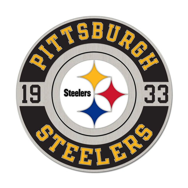 Pittsburgh Steelers Established 1933 Collector Enamel Pin - Wincraft - 323602129
