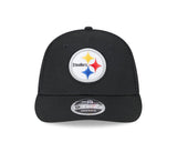 Pittsburgh Steelers Logo Black 9FIFTY Snapback Trucker Hat - New Era - 23850212901