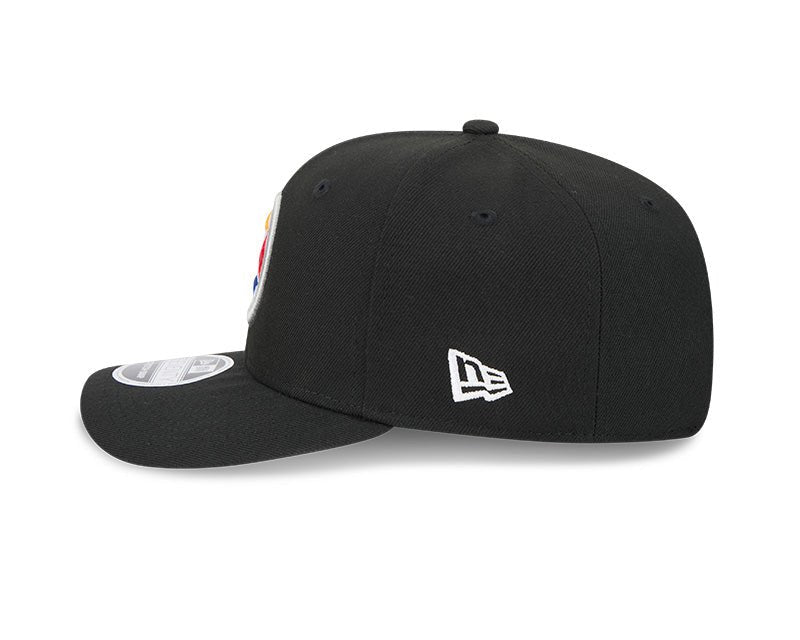 Pittsburgh Steelers Logo Black 9SEVENTY Stretch - Snap Hat - New Era - 239519129