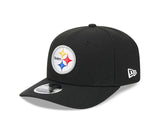 Pittsburgh Steelers Logo Black 9SEVENTY Stretch - Snap Hat - New Era - 239519129
