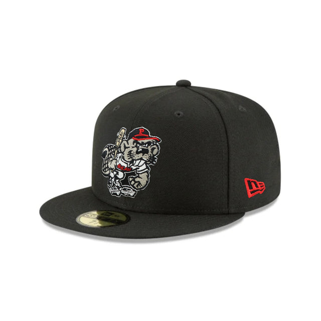Portland Beavers Black 59FIFTY Fitted Hat - New Era - 232603419701