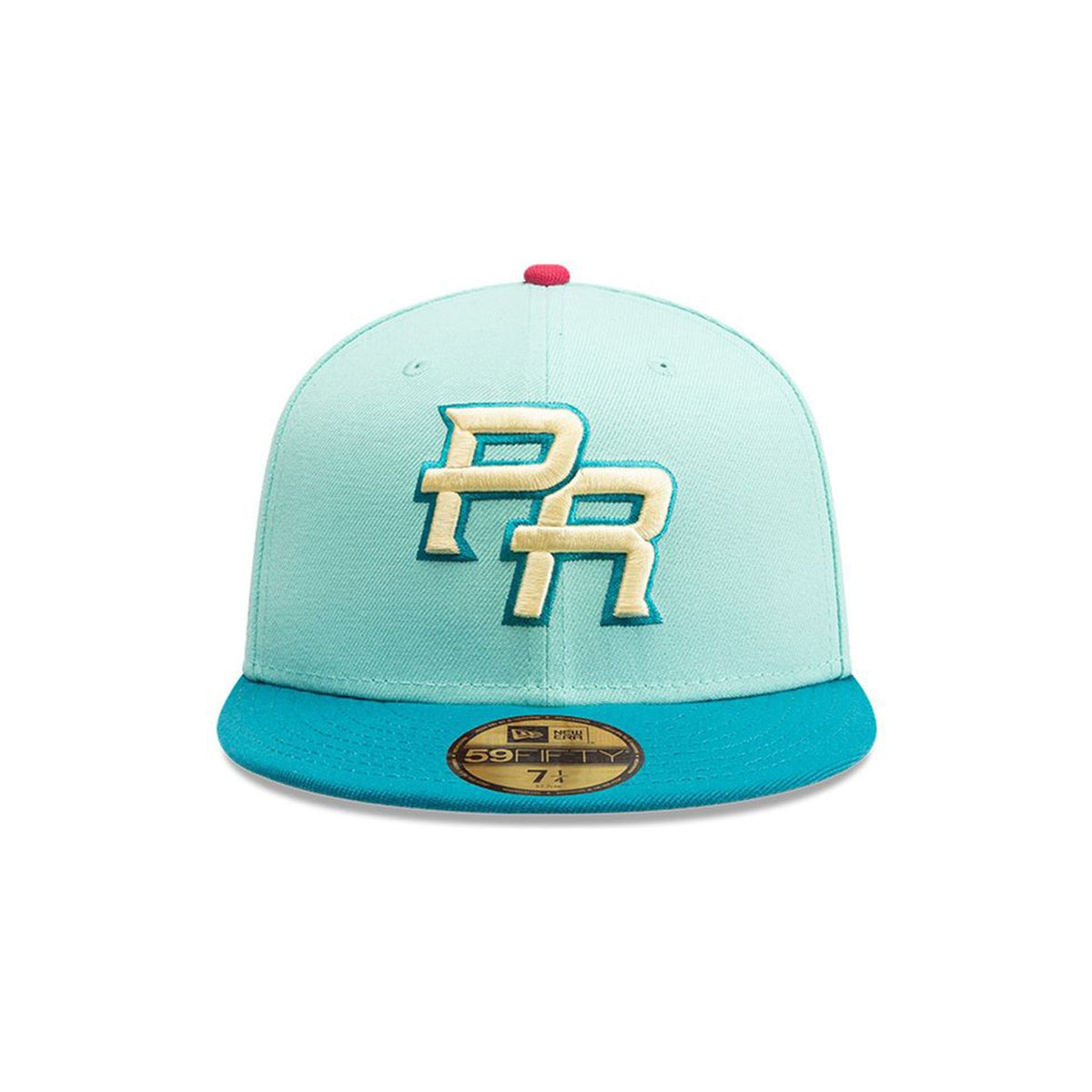 Puerto Rico Federations On Field Mint Turquoise 59FIFTY Fitted Hat - New Era - 23860271601