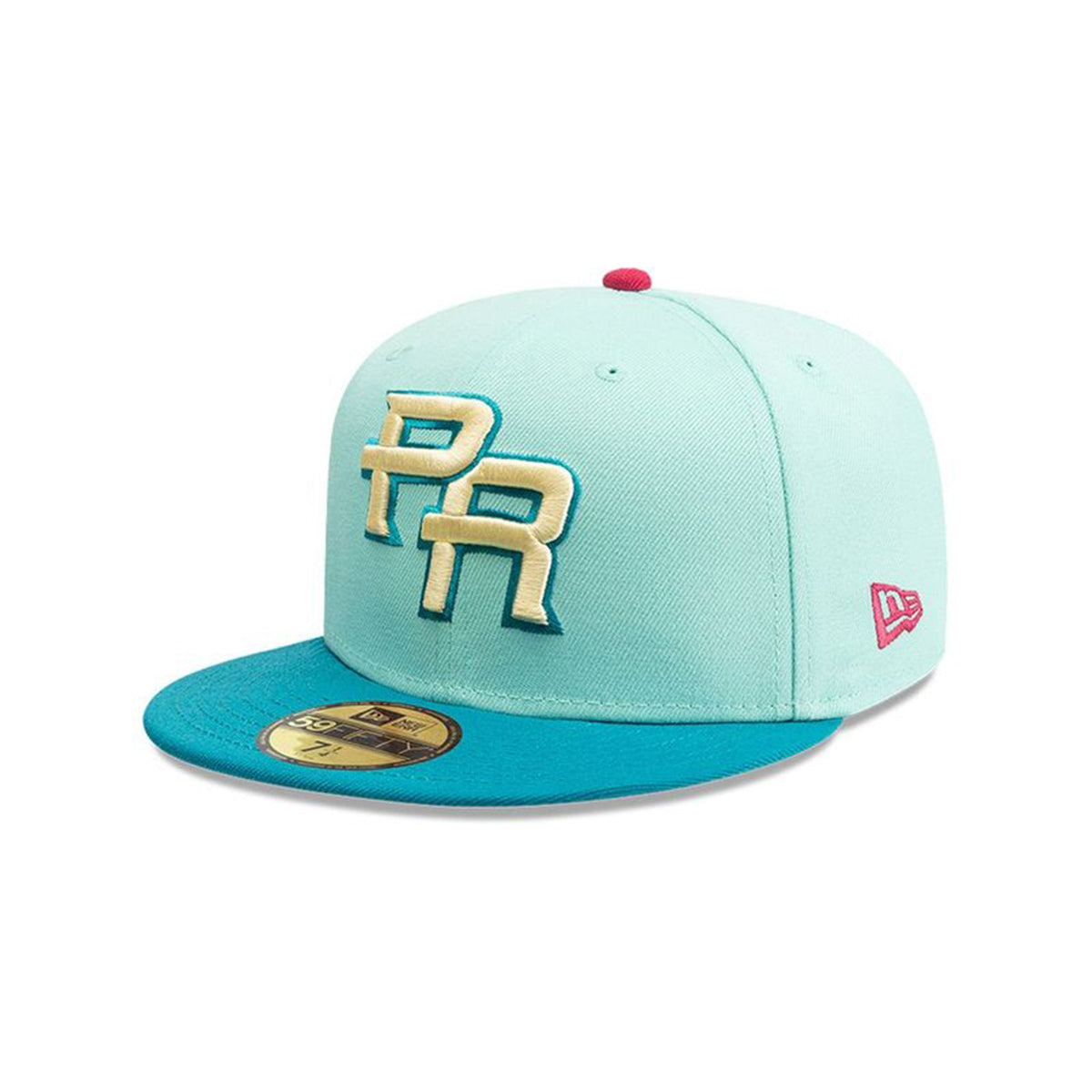 Puerto Rico Federations On Field Mint Turquoise 59FIFTY Fitted Hat - New Era - 23860271601