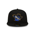 Quad Cities River Bandits 59FIFTY Fitted Hat - Black - New Era - 