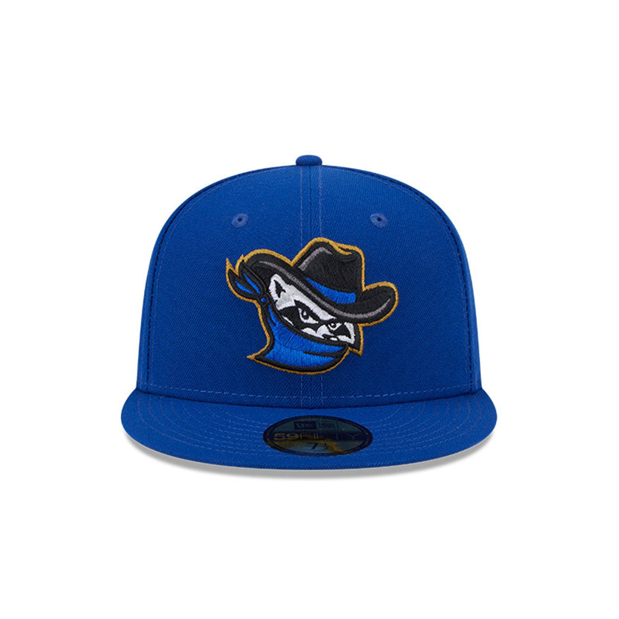 Quad Cities River Bandits Alternate Logo Blue 59FIFTY Fitted Hat - New Era - 232605426156