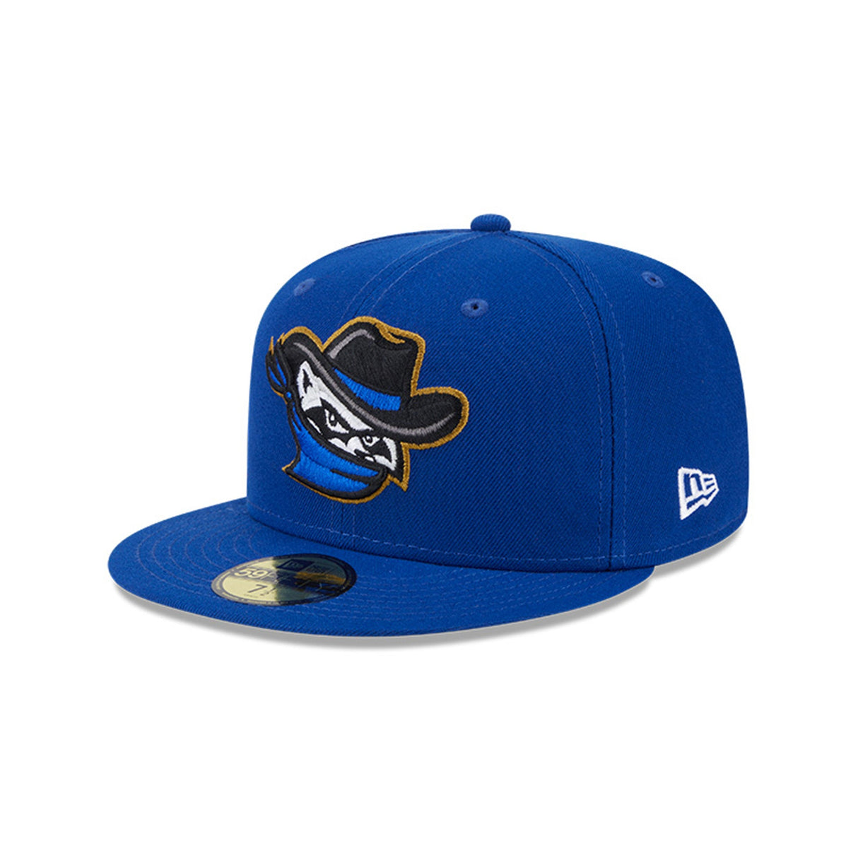Quad Cities River Bandits Alternate Logo Blue 59FIFTY Fitted Hat - New Era - 232605426156