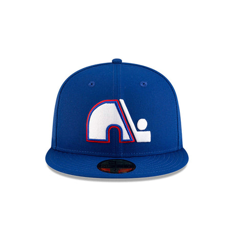 Quebec Nordiques Royal Blue Logo 59FIFTY Fitted Hat - New Era - 235005301112