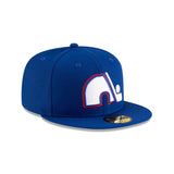 Quebec Nordiques Royal Blue Logo 59FIFTY Fitted Hat - New Era - 235005301112