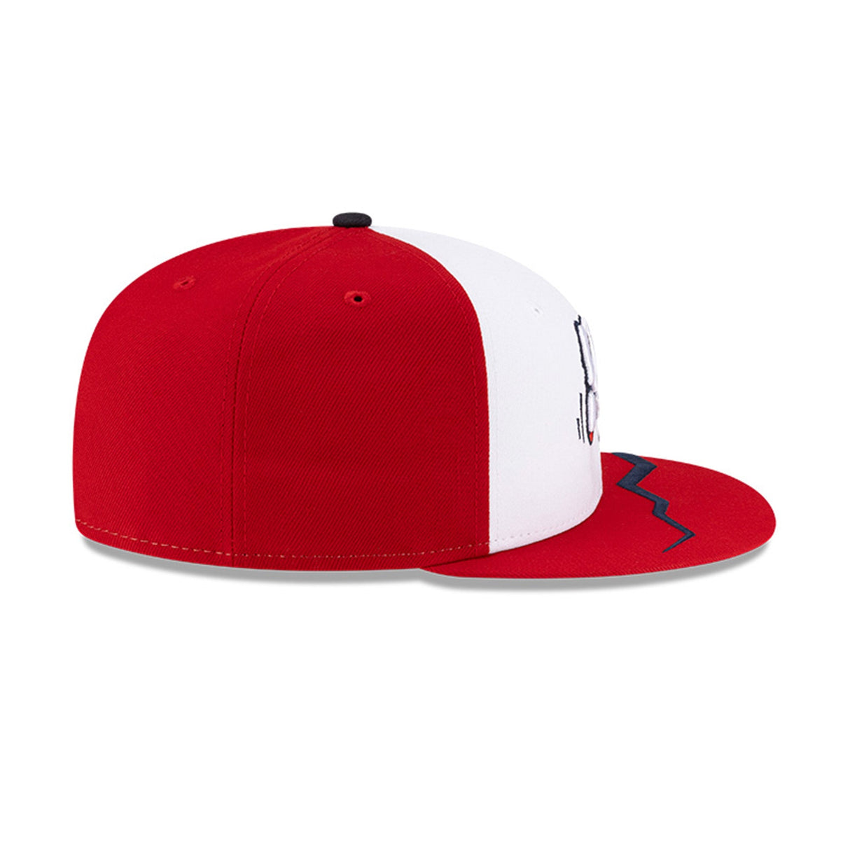 Rancho Cucamonga Quakes Alternate Logo Red & White 59FIFTY Fitted Hat - New Era - 232606411123