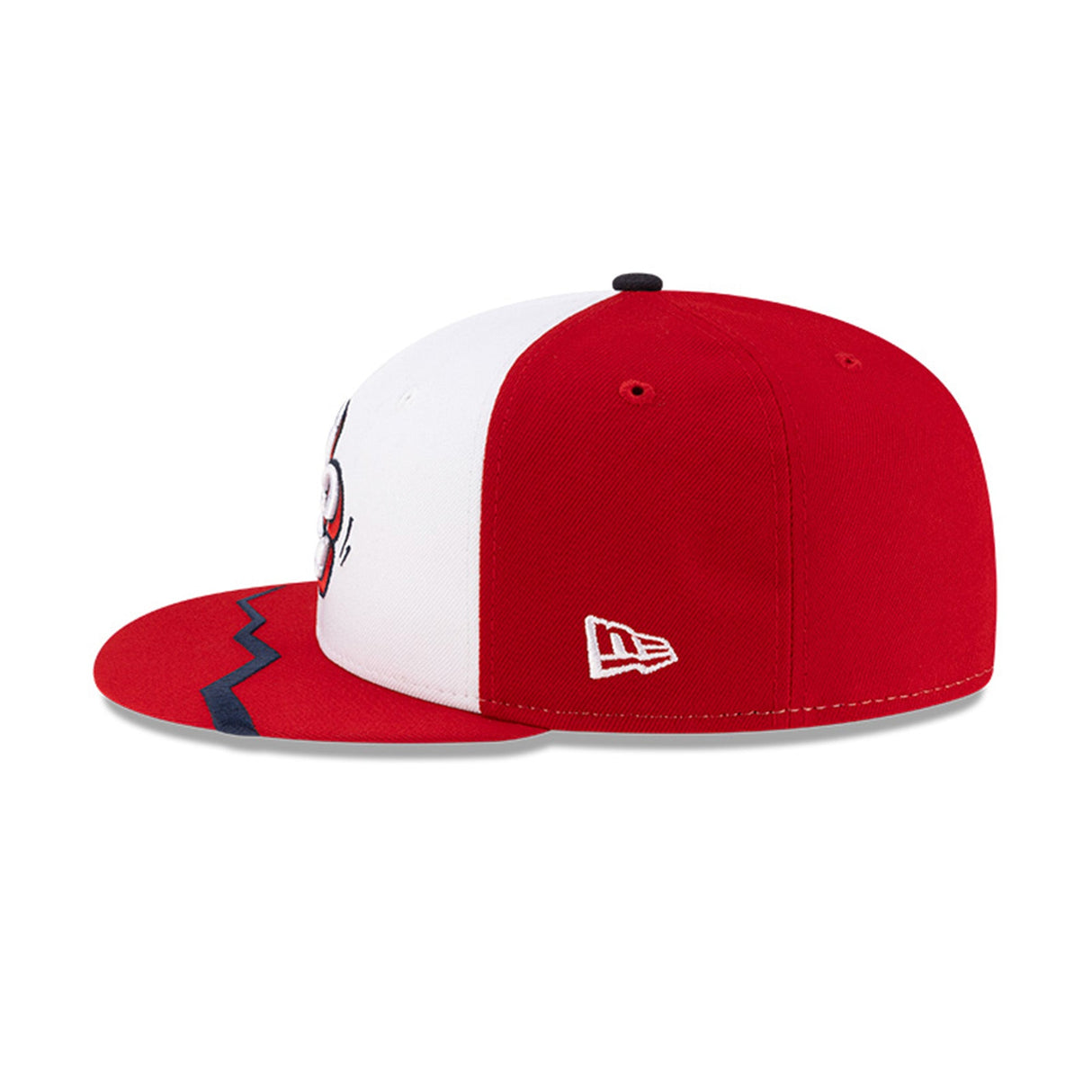 Rancho Cucamonga Quakes Alternate Logo Red & White 59FIFTY Fitted Hat - New Era - 232606411123