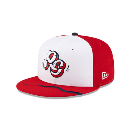 Rancho Cucamonga Quakes Alternate Logo Red & White 59FIFTY Fitted Hat - New Era - 232606411123