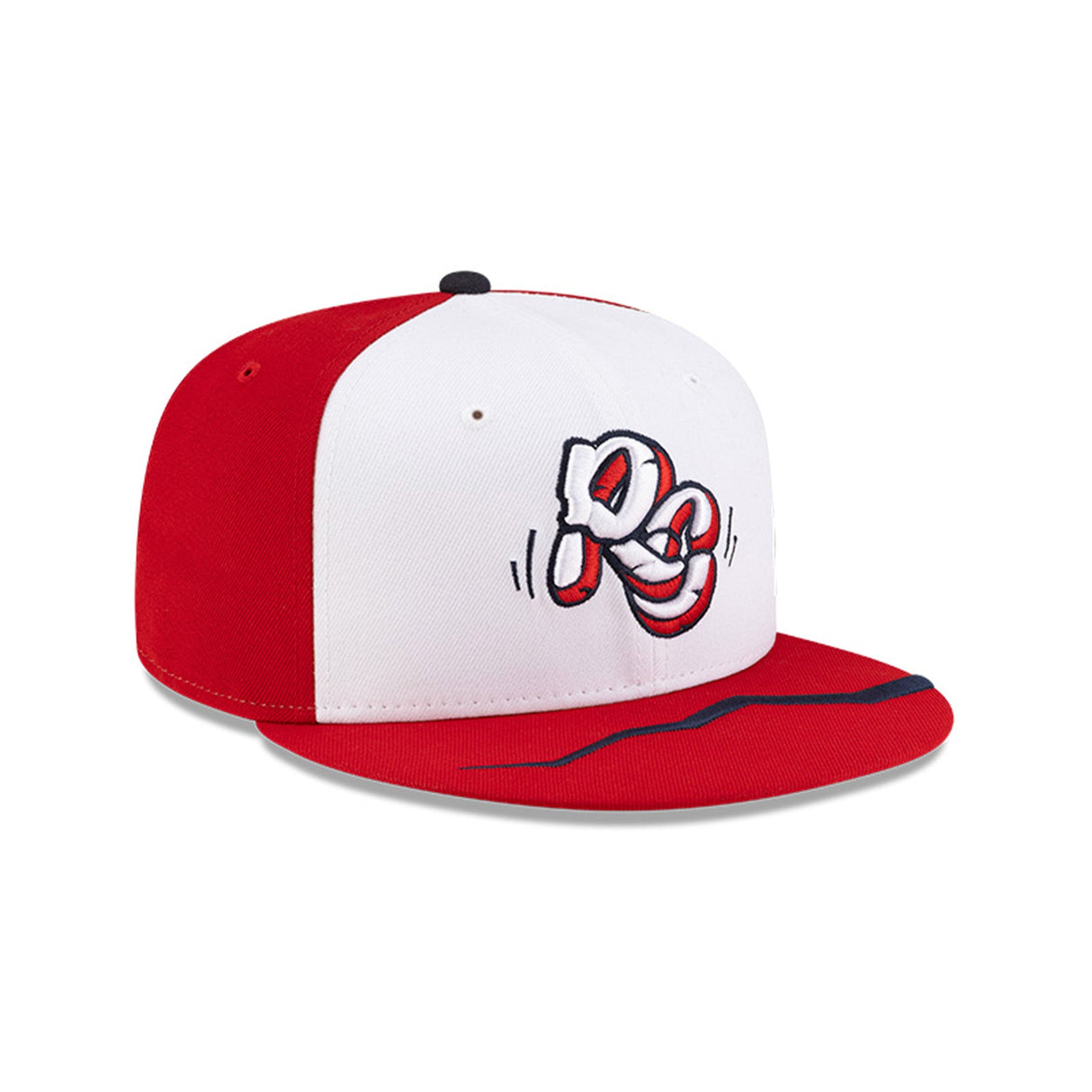 Rancho Cucamonga Quakes Alternate Logo Red & White 59FIFTY Fitted Hat - New Era - 232606411123