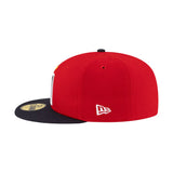 Rancho Cucamonga Quakes Authentic Collection Red 59FIFTY Fitted Hat - New Era - 232606402734