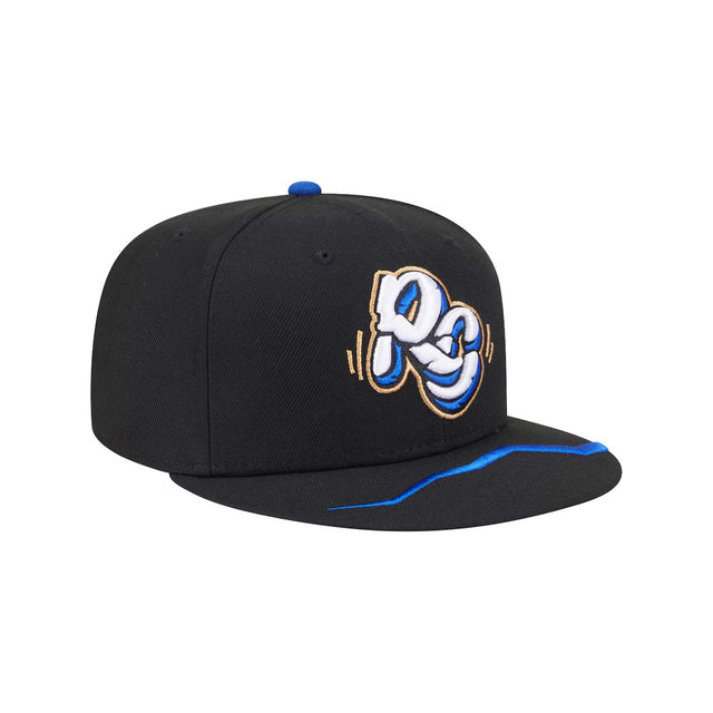 Rancho Cucamonga Quakes Black New Era 59FIFTY Fitted Hat - New Era - 