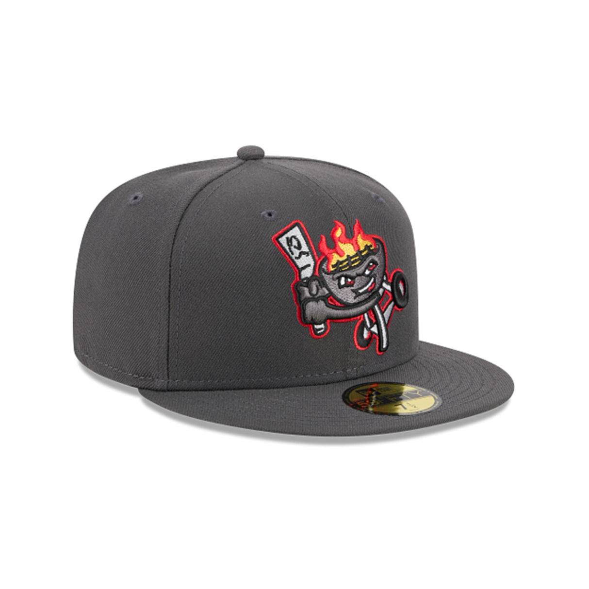Rancho Cucamonga Quakes Theme Night Gray 59FIFTY Fitted Hat - New Era - 23464111101