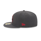 Rancho Cucamonga Quakes Theme Night Gray 59FIFTY Fitted Hat - New Era - 23464111101