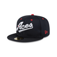 Reno Aces 2024 Batting Practice Navy 59FIFTY Fitted Hat - New Era - 232604410301
