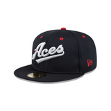 Reno Aces 2024 Batting Practice Navy 59FIFTY Fitted Hat - New Era - 232604410301