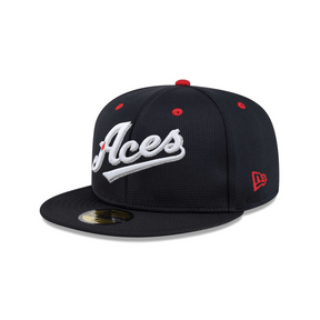 Reno Aces 2024 Batting Practice Navy 59FIFTY Fitted Hat - New Era - 232604410301