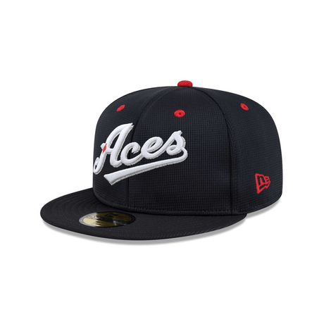 Reno Aces 2024 Batting Practice Navy 59FIFTY Fitted Hat - New Era - 232604410301