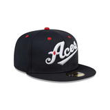 Reno Aces 2024 Batting Practice Navy 59FIFTY Fitted Hat - New Era - 232604410301